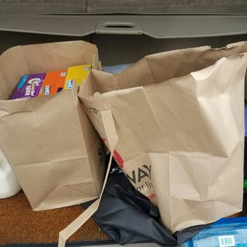 Safeway - These are my bag after I use my EBT card because they try to have so much stuff into each bag - Grocery Near Me - Sacramento, California