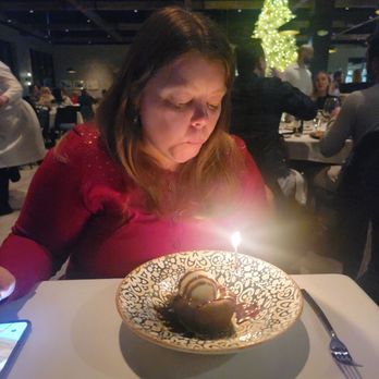 Alba on 53 - Birthday Wife with Chocolate Lava Cake - Italian Near Me - Hanover, Massachusetts