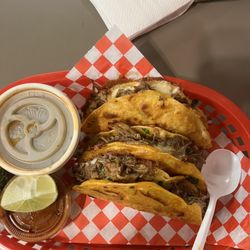 Birrieria Esquivel - I got the three tacos the birria