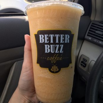 Better Buzz Coffee San Marcos - This time I decided to get the Peach smoothie! :) - Coffee & Tea Near Me - San Marcos, California Better Buzz Coffee San Marcos - This time I decided to get the Peach smoothie! :) - Coffee & Tea Near Me - San Marcos, California