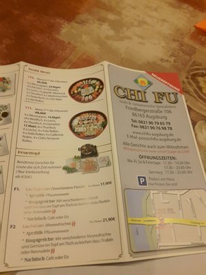 Menu photo 1 Chi Fu Augsburg, BY