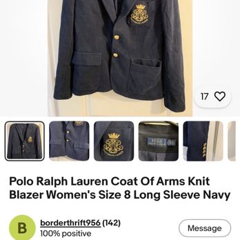 SisterHearts Thrift Store - The blazer that they priced at $100 - Thrift Stores Near Me - Arabi, Louisiana