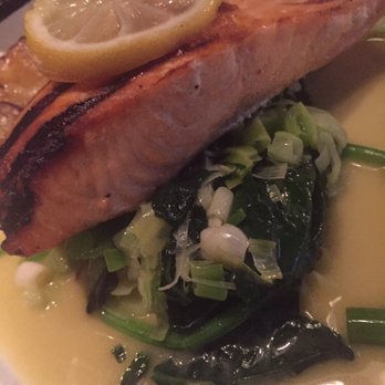 Café De Paris - Salmon & greens - French Near Me - Amsterdam, New Hampshire Café De Paris - Salmon & greens - French Near Me - Amsterdam, New Hampshire