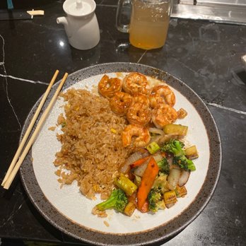 Mito Hibachi - Shrimp hibachi dish. They don't give you any noodles, that's usually my favorite part. - Japanese Near Me - Yonkers, New York Mito Hibachi - Shrimp hibachi dish. They don't give you any noodles, that's usually my favorite part. - Japanese Near Me - Yonkers, New York