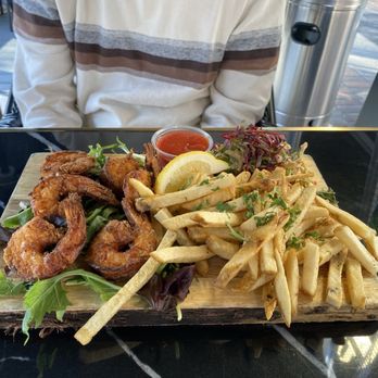 Over Under Public House - Shrimp and Chips - New American Near Me - Burbank, California