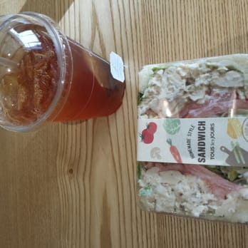 Tous Les Jours - Chicken Salad Sandwich & iced earl grey - Bakeries Near Me - Glenview, Illinois Tous Les Jours - Chicken Salad Sandwich & iced earl grey - Bakeries Near Me - Glenview, Illinois