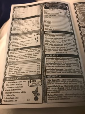 Menu photo 2 Don Jose Forrest City, AR
