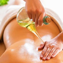 Harisa Ayurvedic Wellness Center - Abhyanga Massage-Rejuvenates the nervous & muscular systems & enhances the blood circulation. Heavy application of oil w/ herbs.