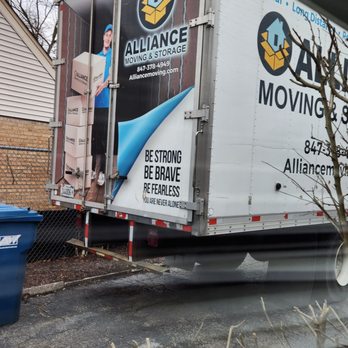 Alliance Moving & Storage - Backing up into our driveway. - Movers Near Me - Rolling Meadows, Illinois