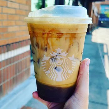 Starbucks - Iced shaken espresso with 1 pump of brown sugar syrup. Very friendly staff. - Coffee & Tea Near Me - Portland, Oregon Starbucks - Iced shaken espresso with 1 pump of brown sugar syrup. Very friendly staff. - Coffee & Tea Near Me - Portland, Oregon