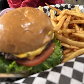 Grinderz - cheeseburger & fries - Burgers Near Me - Huntington Beach, California