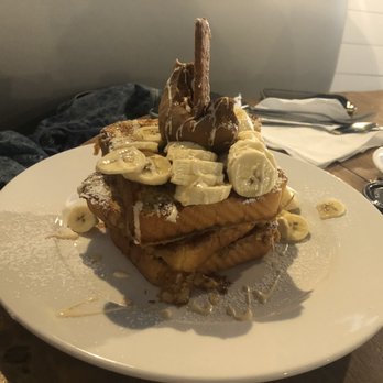 Honeybear Cafe - The banana French toast - Breakfast & Brunch Near Me - Chicago, Illinois