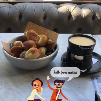 Culinary Dropout - Soft Pretzels & Provolone Fondue - New American Near Me - Austin, Texas