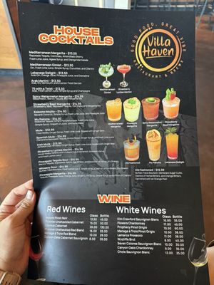 Menu photo 8 Villa Haven Tustin, CA
