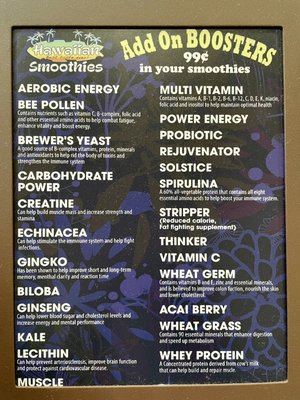 Menu photo 2 Hawaiian Smoothies Greenwood, IN Menu photo 2 Hawaiian Smoothies Greenwood, IN