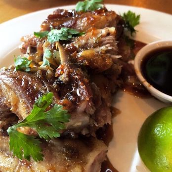 Nue - Grilled Barbadian Pig Tails Happy Hour - Tapas/Small Plates Near Me - Seattle, Washington Nue - Grilled Barbadian Pig Tails Happy Hour - Tapas/Small Plates Near Me - Seattle, Washington