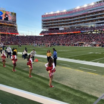 Levi's Stadium - cheerleaders view - Stadiums & Arenas Near Me - Santa Clara, California