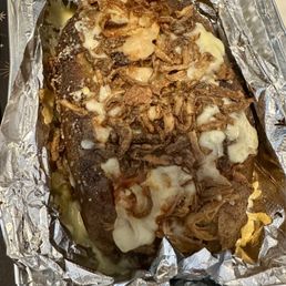 Pull pork baked potato Pull pork baked potato