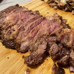 La Laguna Meat Market & Kitchen - They don't make this, but they sell really great ribeyes in their deli!  Said ribeye sliced for everyone to enjoy :)