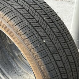 Patched tire Patched tire