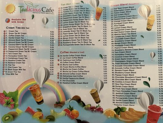 Menu photo 1 Tealicious Cafe San Antonio, TX Menu photo 1 Tealicious Cafe San Antonio, TX