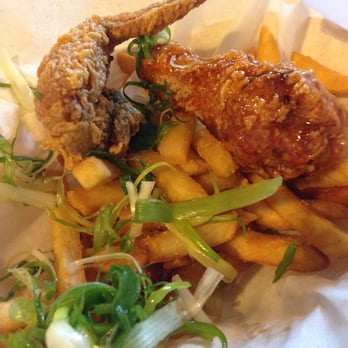 Yum Yum BBQ - Scallion Chicken & a Piece of Yum Yum Chicken - Korean Near Me - Airdrie, Alberta Yum Yum BBQ - Scallion Chicken & a Piece of Yum Yum Chicken - Korean Near Me - Airdrie, Alberta