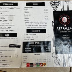 Doughboys Pizza Adel - Menu 10/25/23
