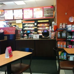 Dunkin' - Inside gas station.