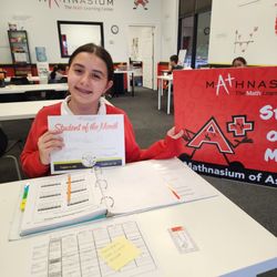 Mathnasium of Ascension - Congratulations to Miranda for being chosen as our Student of the Month for May! We enjoy working with and are proud of you!