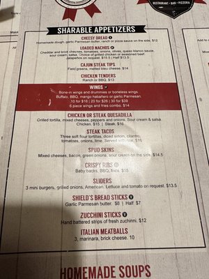 Shield's Restaurant Bar Pizzeria by null