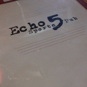 Echo 5 Sports Pub - Echo 5 Menu - Sports Bars Near Me - Mesa, Arizona