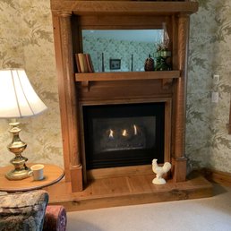Our fireplace