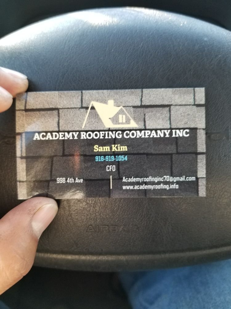 Slide of Academy Roofing