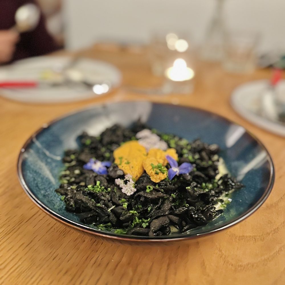 Luka - Squid Ink and Uni Pasta - Coffee & Tea Near Me - Artesia, California Luka - Squid Ink and Uni Pasta - Coffee & Tea Near Me - Artesia, California