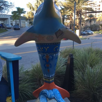 Clear Sky Cafe - Dolphin outside - New American Near Me - Clearwater, Florida