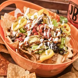 Jimmy's Backyard BBQ - Loaded Nachos - Create your own based on your taste buds.