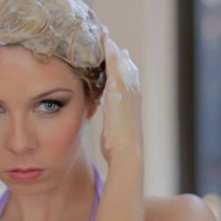 Dani Scarcella Makeup Artistry - Still shot of the lead actress wearing my makeup for an Herbal Essences commercial