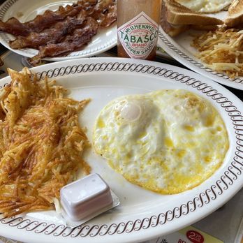 Waffle House - a breakfast of eggs, hash browns, bacon and waffles - Breakfast & Brunch Near Me - Alpharetta, Georgia Waffle House - a breakfast of eggs, hash browns, bacon and waffles - Breakfast & Brunch Near Me - Alpharetta, Georgia