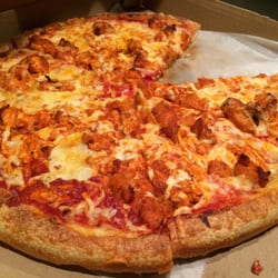 Mike's Pizza of Westminster - Buffalo chicken pizza, extra pizza sauce, worth the trip!