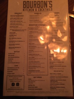 Menu photo 4 Bourbon's Kitchen & Cocktails Framingham, MA