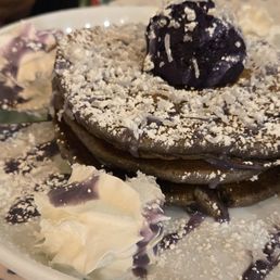 Ube Pancake Stack