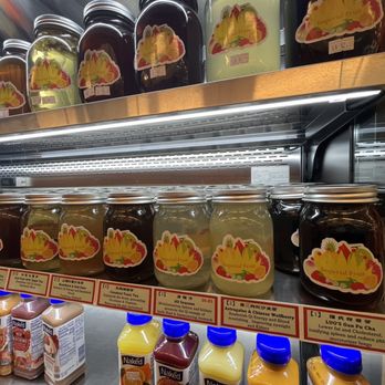 Imperial Fruit - Chinese herbal tea in fridge - Bubble Tea Near Me - San Francisco, California