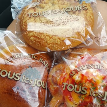 Tous Les Jours - 2 red bean breads and some sausage bread w a tasty sauce - Bakeries Near Me - Austin, Texas Tous Les Jours - 2 red bean breads and some sausage bread w a tasty sauce - Bakeries Near Me - Austin, Texas