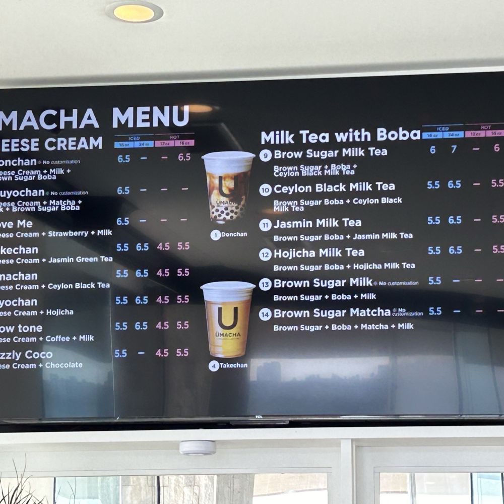 ÜMACHA - Bubble Tea Near Me - Edgewater, New Jersey ÜMACHA - Bubble Tea Near Me - Edgewater, New Jersey