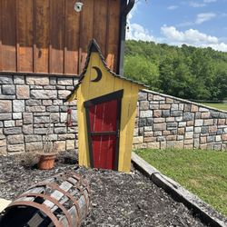 Outside the bar