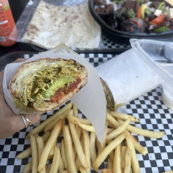 Hollywood Wraps & Grill - Chicken Pesto Sandwich Meal - Salad Near Me - Los Angeles, California