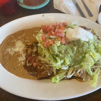 El Toro Loco - Enchiladas locas with beans - Mexican Near Me - Griffin, Georgia El Toro Loco - Enchiladas locas with beans - Mexican Near Me - Griffin, Georgia
