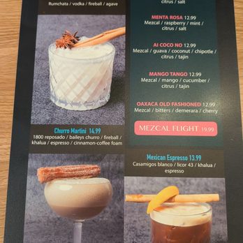 Mezcalito - Dessert drinks, I want to come back for the Mexican espresso - Mexican Near Me - Cary, North Carolina Mezcalito - Dessert drinks, I want to come back for the Mexican espresso - Mexican Near Me - Cary, North Carolina