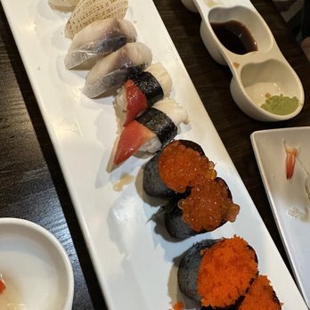 The Sushi By Jin - Ika Sushi, Mackerel Sushi, Surf Clam Sushi, Ikura Sushi, Masago Sushi - Japanese Near Me - Fullerton, California