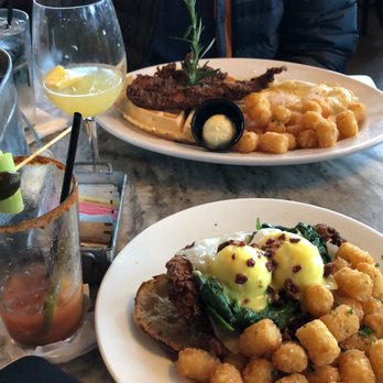 Bay Local Eatery - Chicken and waffles and chicken Bennie - New American Near Me - Virginia Beach, Virginia
